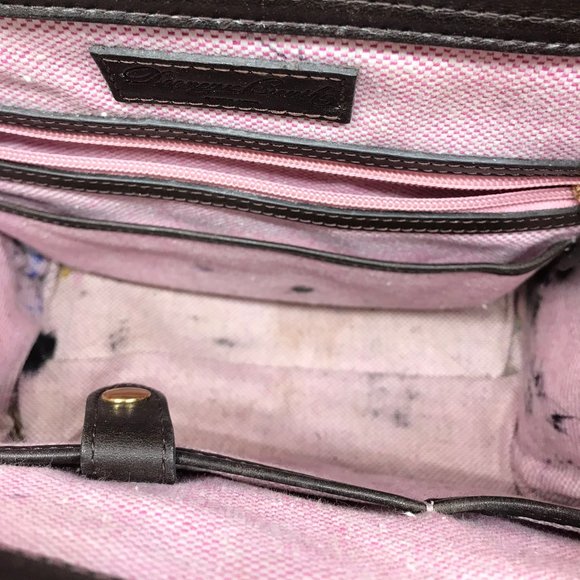 Dooney & Bourke Red Large Leather Crossbody Bag - Picture 7 of 10